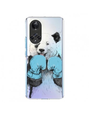 Coque Honor 50 et Huawei Nova 9 Winner Panda Gagnant Transparente - Balazs Solti