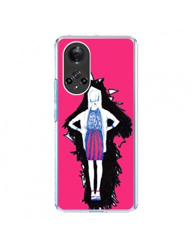 Coque Honor 50 et Huawei Nova 9 Lola Femme Fashion Mode Rose - Cécile