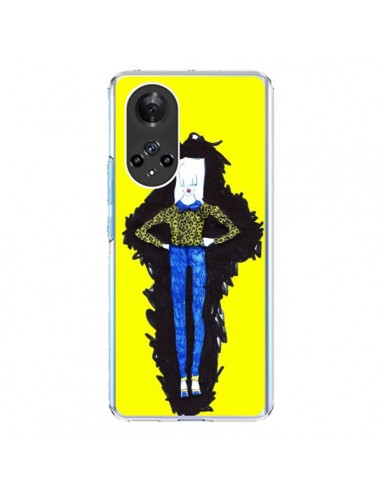 Coque Honor 50 et Huawei Nova 9 Julie Femme Fashion Mode Jaune - Cécile