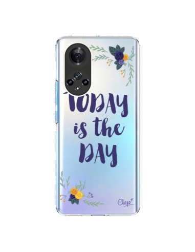 Coque Honor 50 et Huawei Nova 9 Today is the day Fleurs Transparente - Chapo