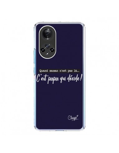 Coque Honor 50 et Huawei Nova 9 C'est Papa qui Décide Bleu Marine - Chapo