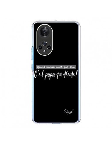 Coque Honor 50 et Huawei Nova 9 C'est Papa qui Décide Noir - Chapo