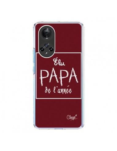 Coque Honor 50 et Huawei Nova 9 Elu Papa de l'Année Rouge Bordeaux - Chapo