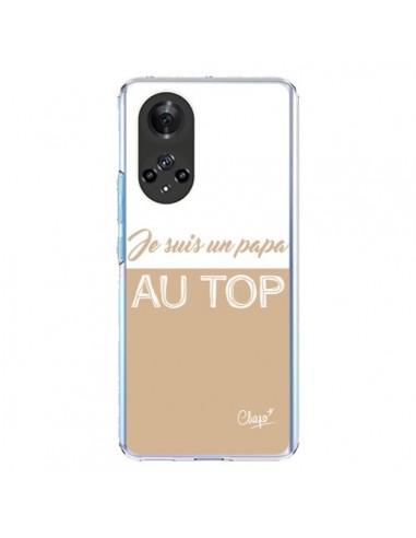 Coque Honor 50 et Huawei Nova 9 Je suis un Papa au Top Beige - Chapo