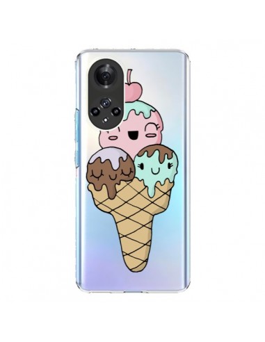 Coque Honor 50 et Huawei Nova 9 Ice Cream Glace Summer Été Cerise Transparente - Claudia Ramos