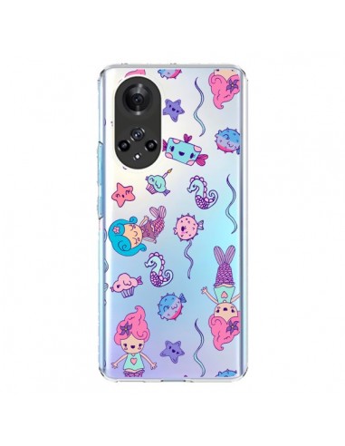 Coque Honor 50 et Huawei Nova 9 Mermaid Petite Sirene Ocean Transparente - Claudia Ramos