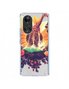 Coque Honor 50 et Huawei Nova 9 Girafflower Girafe -...