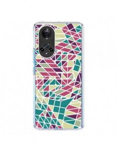 Coque Honor 50 et Huawei Nova 9 Azteque Triangles Vert...