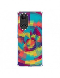 Coque Honor 50 et Huawei Nova 9 Spirale de Couleurs Rouge...