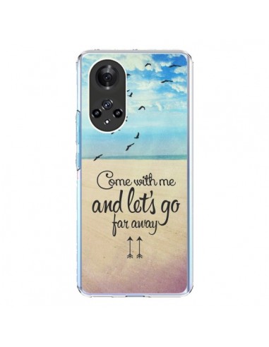 Coque Honor 50 et Huawei Nova 9 Let's Go Far Away Beach Plage - Eleaxart