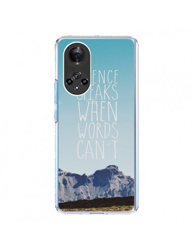 Coque Honor 50 et Huawei Nova 9 Silence speaks when words can't paysage - Eleaxart