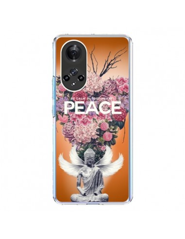 Coque Honor 50 et Huawei Nova 9 Peace Fleurs Buddha - Eleaxart