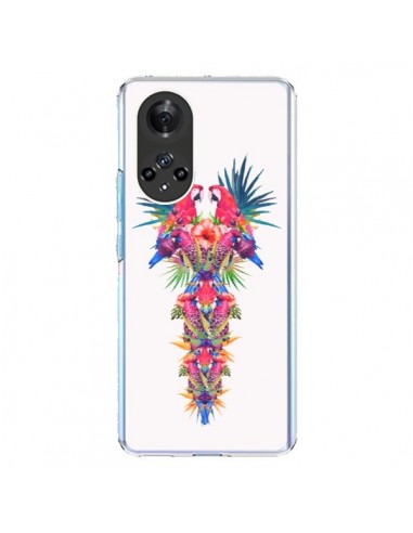 Coque Honor 50 et Huawei Nova 9 Parrot Kingdom Royaume Perroquet - Eleaxart