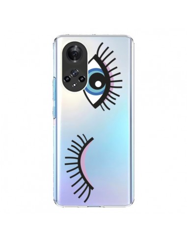 Coque Honor 50 et Huawei Nova 9 Eyes Oeil Yeux Bleus Transparente -  Léa Clément