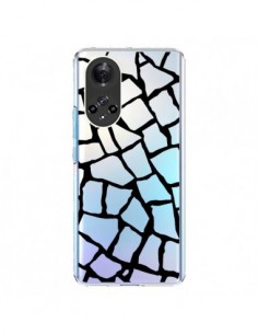 Coque Honor 50 et Huawei Nova 9 Girafe Mosaïque Noir...