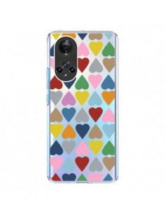 Coque Honor 50 et Huawei Nova 9 Coeurs Heart Couleur...