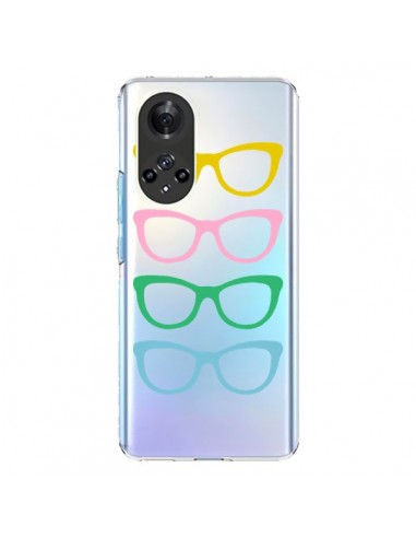 Coque Honor 50 et Huawei Nova 9 Sunglasses Lunettes Soleil Couleur Transparente - Project M