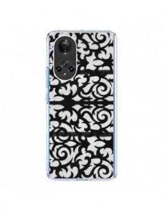 Coque Honor 50 et Huawei Nova 9 Abstrait Noir et Blanc -...