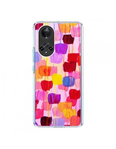 Coque Honor 50 et Huawei Nova 9 Pois Roses Dottie - Ebi Emporium