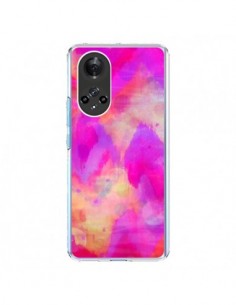 Coque Honor 50 et Huawei Nova 9 Coeur Tribal Rose - Ebi...