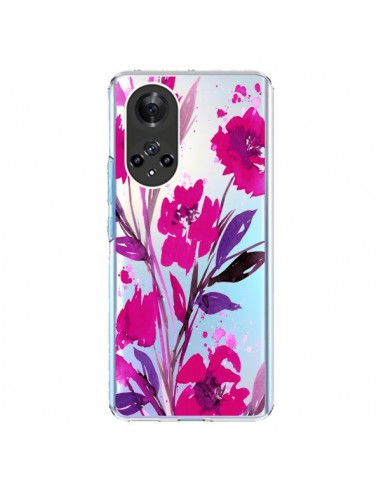 Coque Honor 50 et Huawei Nova 9 Roses Fleur Flower Transparente - Ebi Emporium