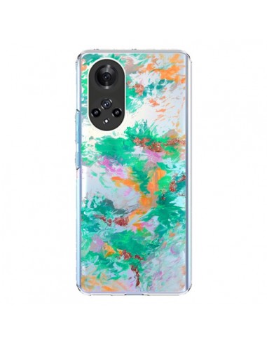 Coque Honor 50 et Huawei Nova 9 Mermaid Sirene Fleur Flower Transparente - Ebi Emporium