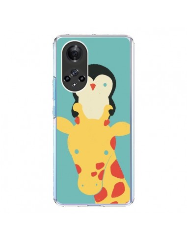 Coque Honor 50 et Huawei Nova 9 Girafe Pingouin Meilleure Vue Better View - Jay Fleck