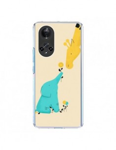 Coque Honor 50 et Huawei Nova 9 Elephant Bebe Girafe -...