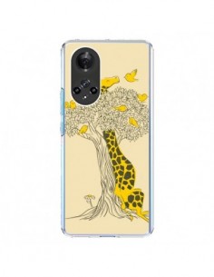 Coque Honor 50 et Huawei Nova 9 Girafe Amis Oiseaux - Jay...
