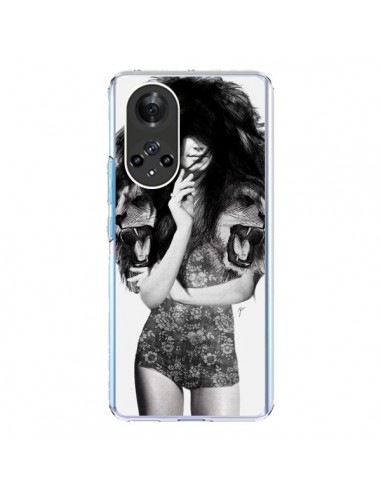 Coque Honor 50 et Huawei Nova 9 Femme Lion - Jenny Liz Rome