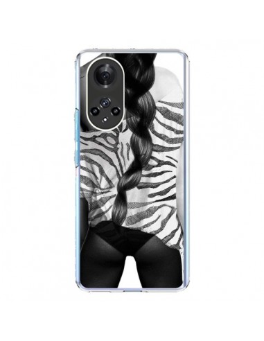 Coque Honor 50 et Huawei Nova 9 Femme Zebre - Jenny Liz Rome