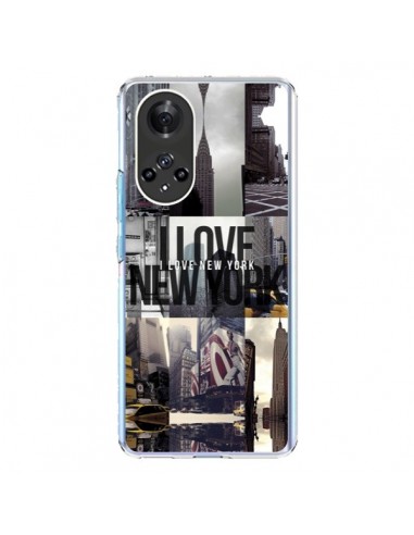 Coque Honor 50 et Huawei Nova 9 I love New Yorck City noir - Javier Martinez