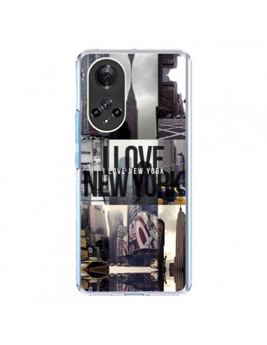 Coque Honor 50 et Huawei Nova 9 I love New Yorck City noir - Javier Martinez