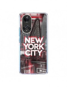Coque Honor 50 et Huawei Nova 9 New York City Rouge -...