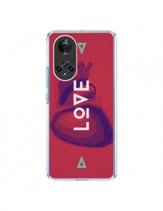 Coque Honor 50 et Huawei Nova 9 Love Coeur Triangle Amour...