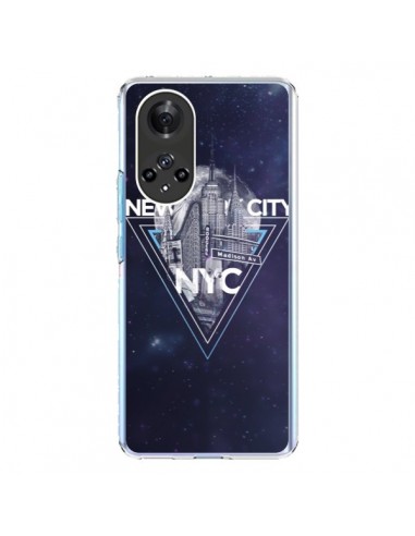 Coque Honor 50 et Huawei Nova 9 New York City Triangle Bleu - Javier Martinez