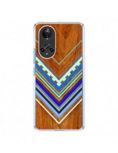 Coque Honor 50 et Huawei Nova 9 Azteque Arbutus Blue Bois...