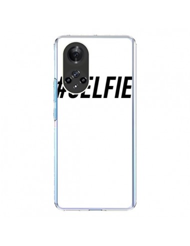 Coque Honor 50 et Huawei Nova 9 Hashtag Selfie Noir Vertical - Jonathan Perez