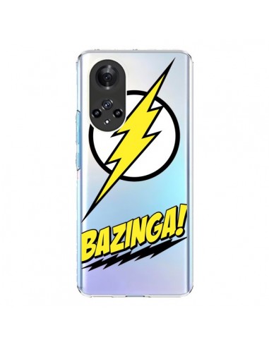 Coque Honor 50 et Huawei Nova 9 Bazinga Sheldon The Big Bang Thoery Transparente - Jonathan Perez