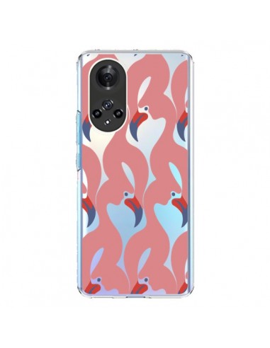 Coque Honor 50 et Huawei Nova 9 Flamant Rose Flamingo Transparente - Dricia Do