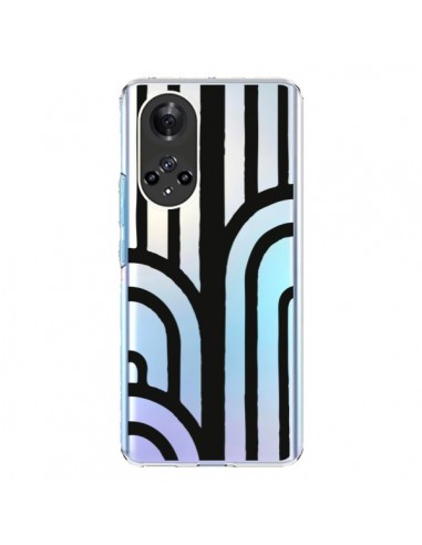 Coque Honor 50 et Huawei Nova 9 Geometric Noir Transparente - Dricia Do