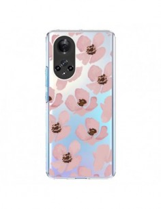 Coque Honor 50 et Huawei Nova 9 Fleurs Roses Flower...