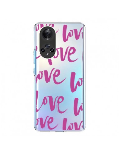 Coque Honor 50 et Huawei Nova 9 Love Love Love Amour Transparente - Dricia Do