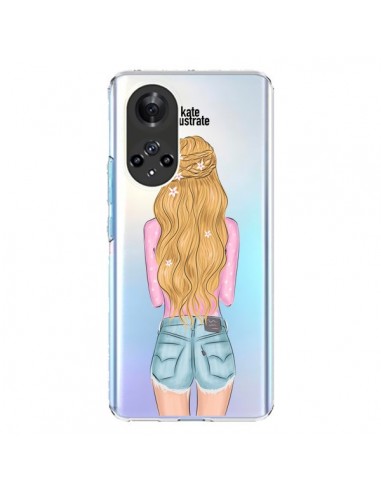 Coque Honor 50 et Huawei Nova 9 Blonde Don't Care Transparente - kateillustrate