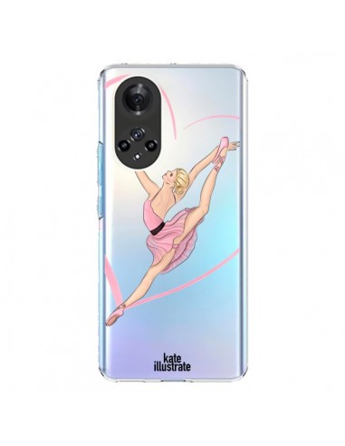 Coque Honor 50 et Huawei Nova 9 Ballerina Jump In The Air Ballerine Danseuse Transparente - kateillustrate