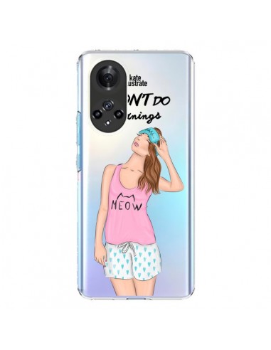 Coque Honor 50 et Huawei Nova 9 I Don't Do Mornings Matin Transparente - kateillustrate