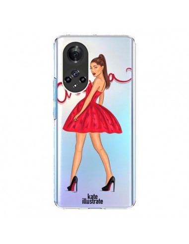 Coque Honor 50 et Huawei Nova 9 Ariana Grande Chanteuse Singer Transparente - kateillustrate