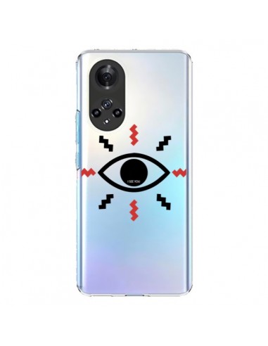 Coque Honor 50 et Huawei Nova 9 Eye I See You Oeil Transparente - Koura-Rosy Kane