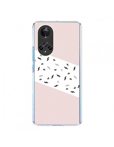 Coque Honor 50 et Huawei Nova 9 Festive Pattern Rose - Koura-Rosy Kane