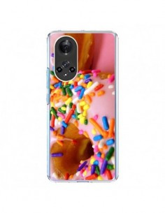 Coque Honor 50 et Huawei Nova 9 Donuts Rose Candy Bonbon...